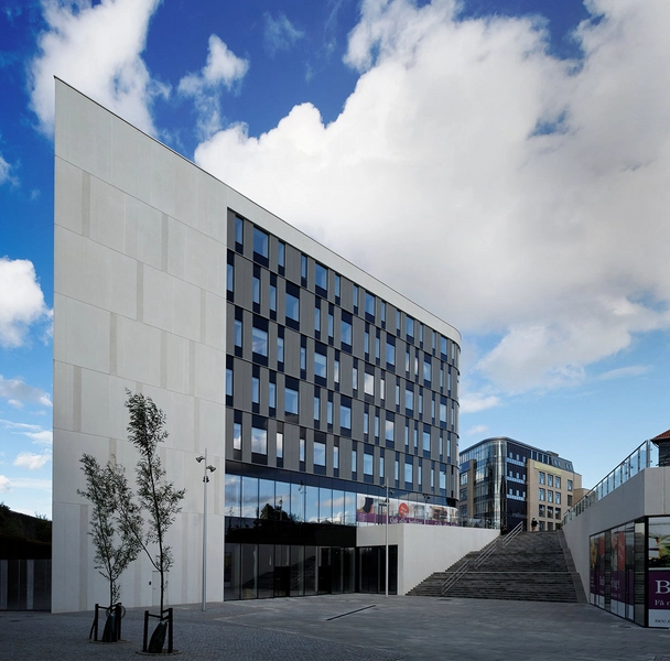 Flintholm Company House Facadekomposition og trappe