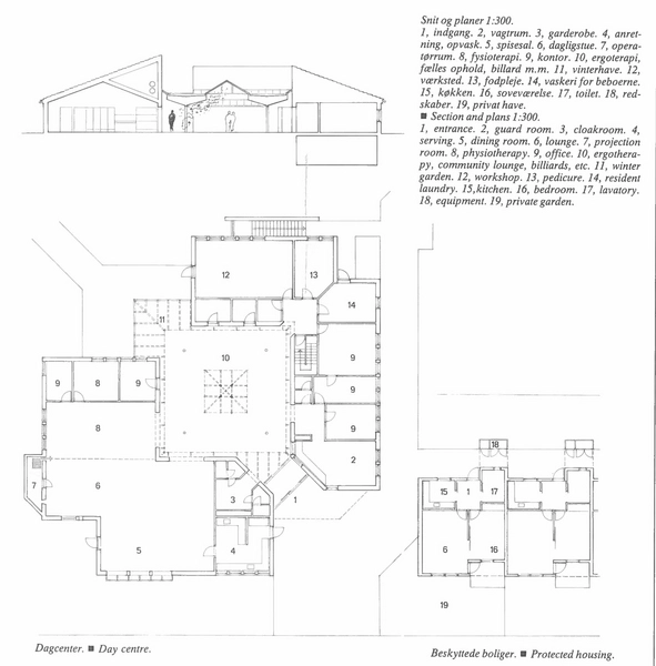 Selmersbo Aktivitetscenter, Dagcenter og Kollektivboliger Plan