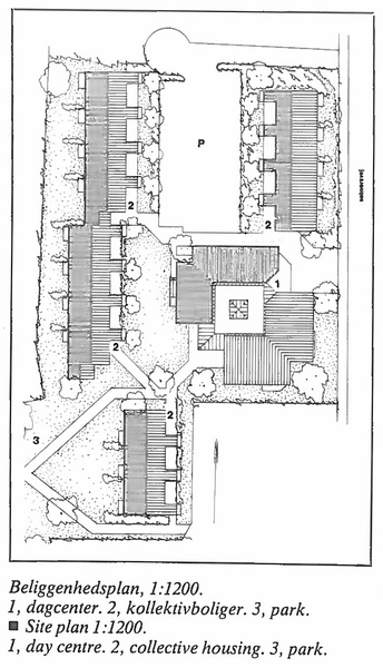 Selmersbo Aktivitetscenter, Dagcenter og Kollektivboliger Situationsplan