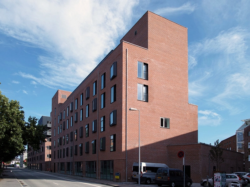 AKB Ny Ellebjerg Gavlmotiv, blik fra nord-vest