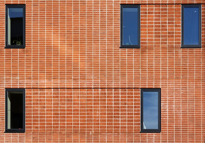 Boliger på Carl Jacobsens Vej 33 Facadeudsnit