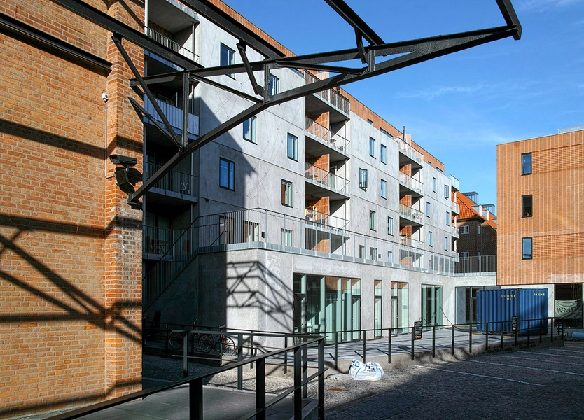 Boliger på Carl Jacobsens Vej 33 Blik fra vest