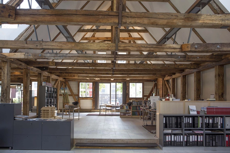 Masteskurene Træstruktur, kontor