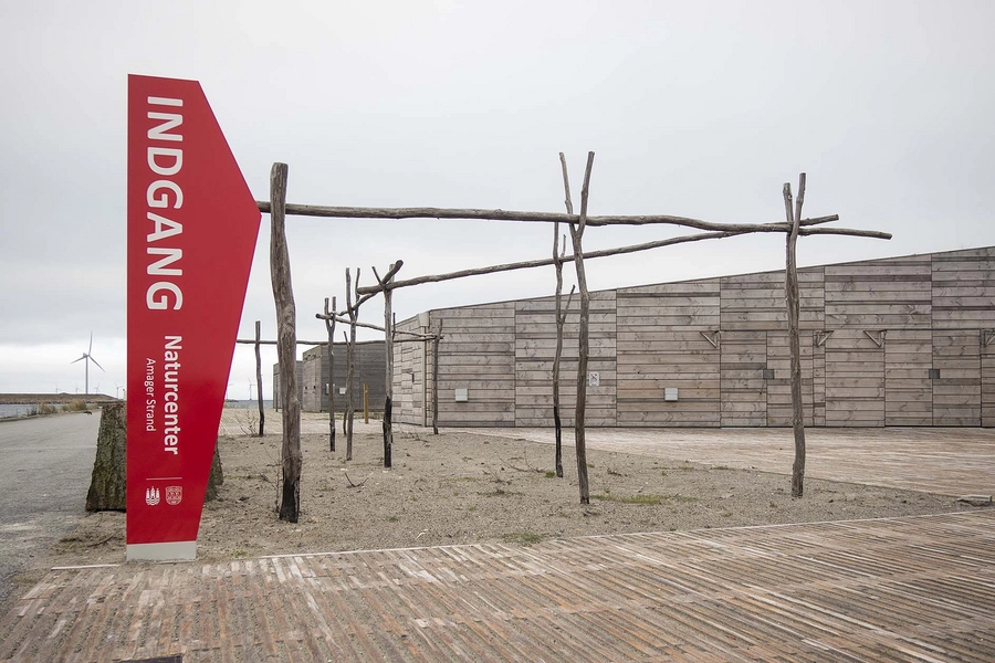 Naturcenter Amager Strand - Den Blå Foreningsby Skiltning og uderum