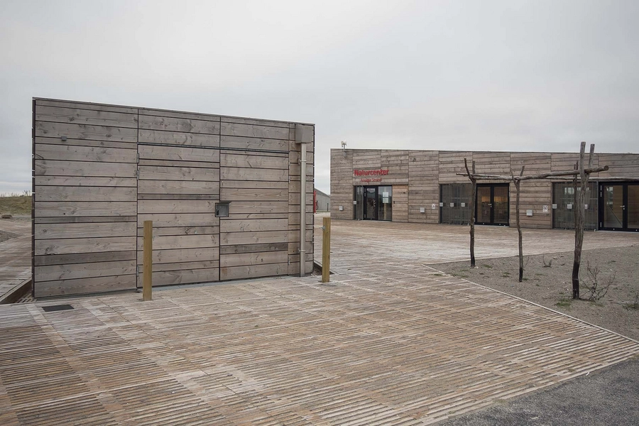 Naturcenter Amager Strand - Den Blå Foreningsby Bygning til opbevaring af kajakker m.m.