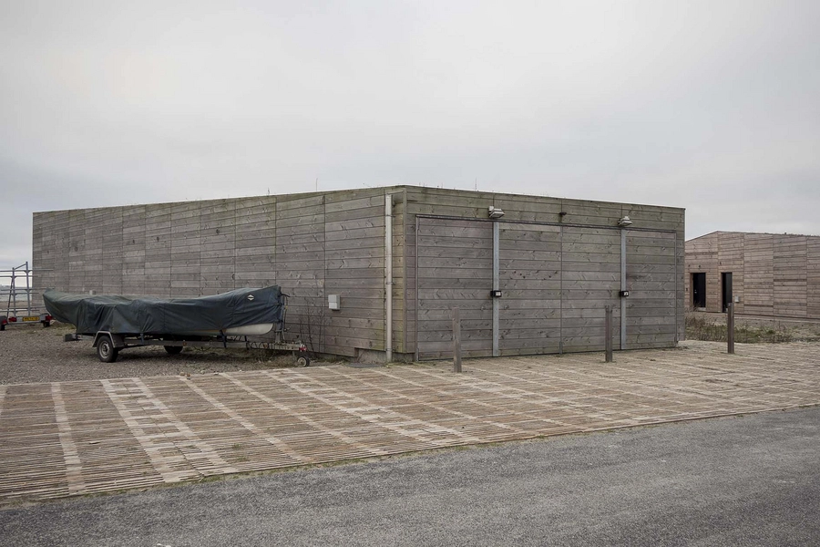 Naturcenter Amager Strand - Den Blå Foreningsby Bygning til opbevaring af kajakker m.m.