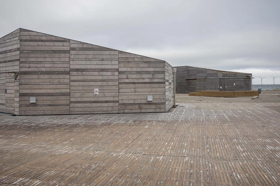 Naturcenter Amager Strand - Den Blå Foreningsby Facadebeklædning og trædæk