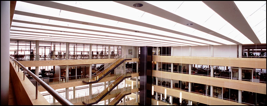 Hovedsæde for NCC Atriets loft