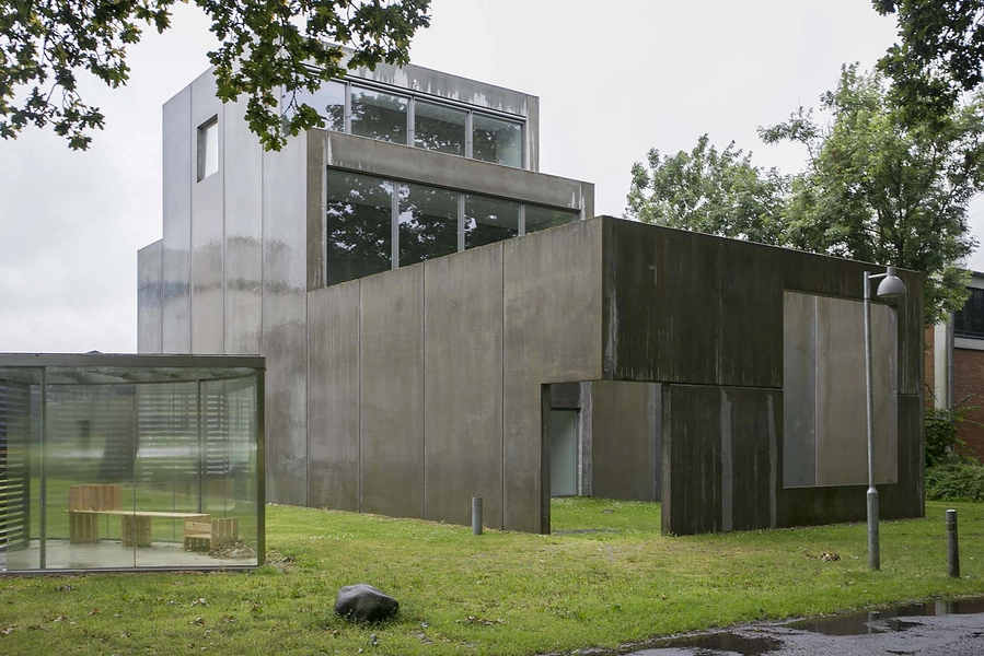 Four Boxes Gallery Krabbesholm Indgang, set fra nord-vest