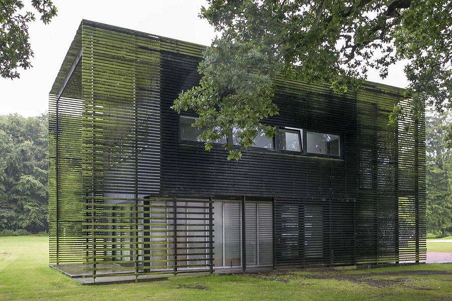 Fælleshus Krabbesholm Total, blik fra øst