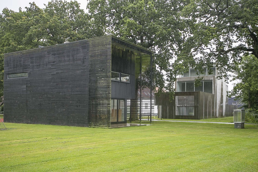 Fælleshus Krabbesholm Total, blik fra vest