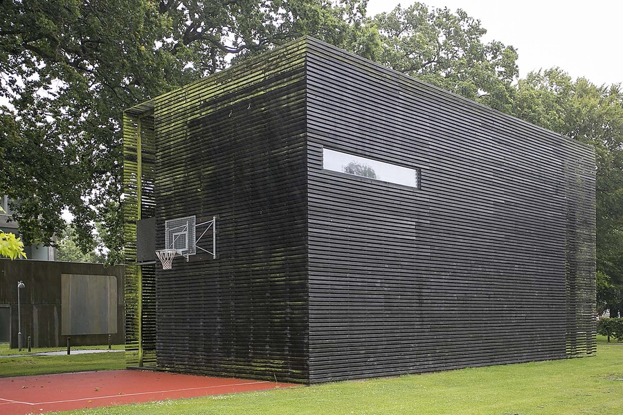 Fælleshus Krabbesholm Total, blik fra nord-vest