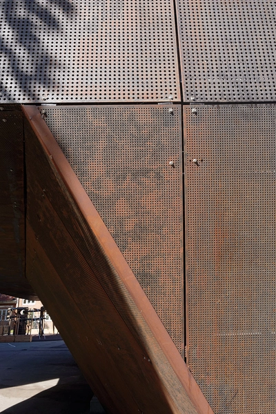 Kildevældsskolen tilbygning Detalje, volumen