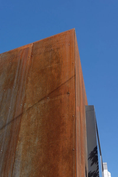 Kildevældsskolen tilbygning Detalje, materialitet