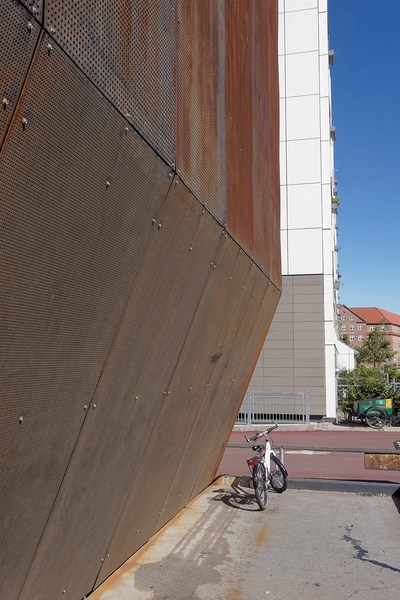 Kildevældsskolen tilbygning Detalje, materialitet