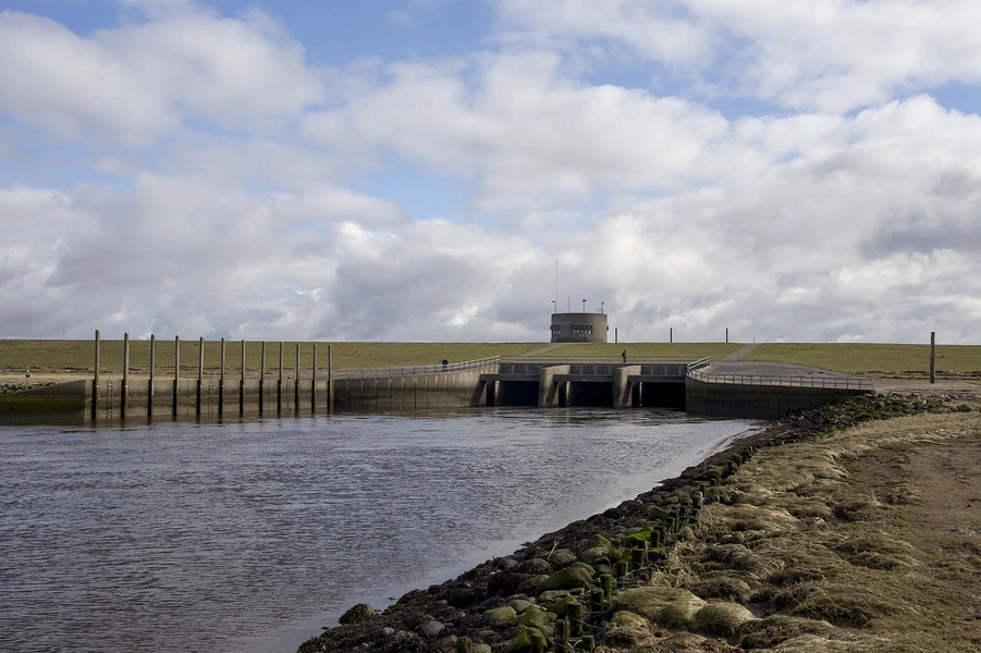 Vidåslusen Blik fra Vest mod slusen