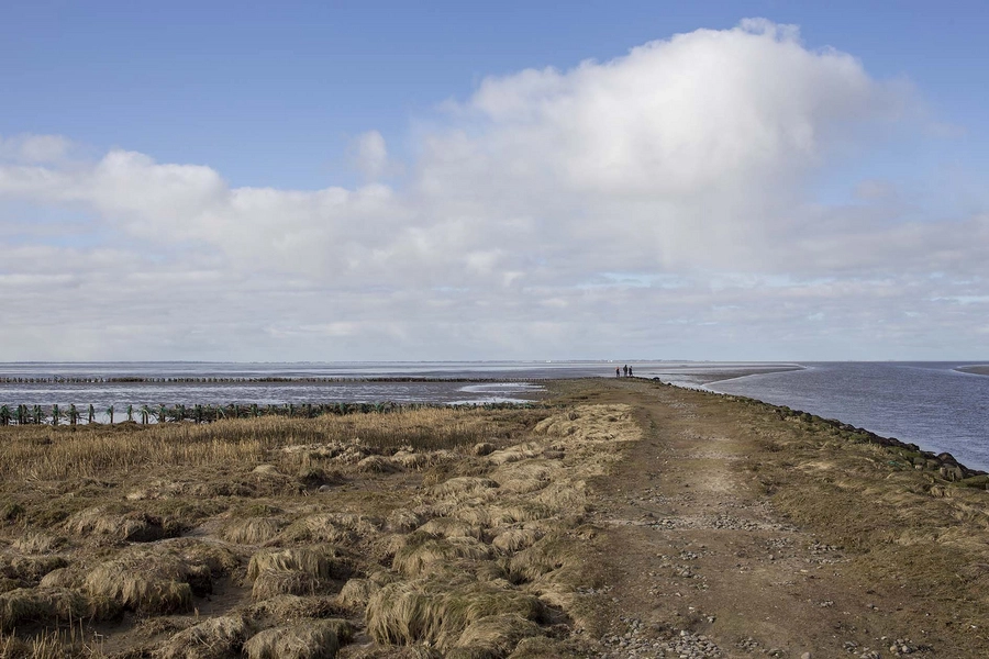 Vidåslusen Blik mod vest fra slusen