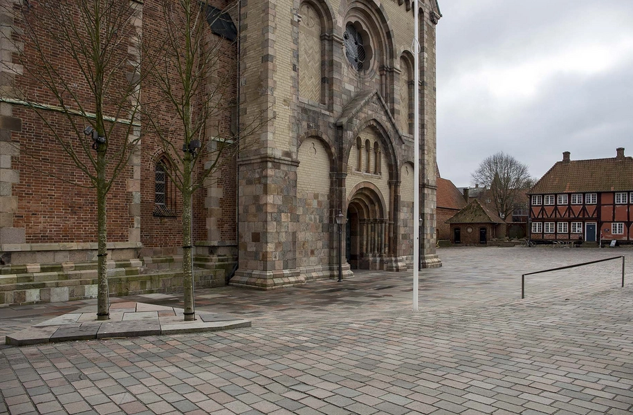 Ribe Domkirkeplads Indgang til Ribe Domkirke