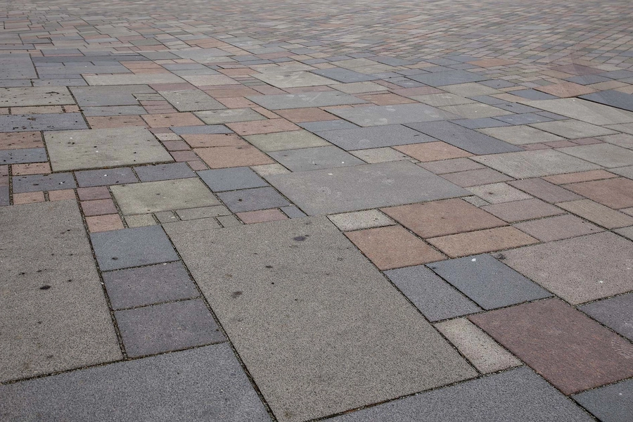 Ribe Domkirkeplads Detalje, belægning