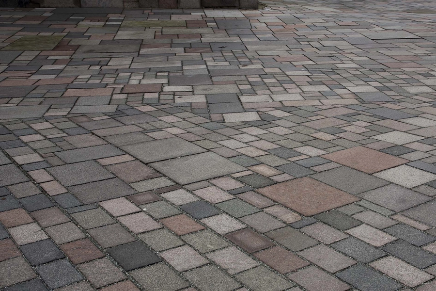 Ribe Domkirkeplads Detalje, belægning