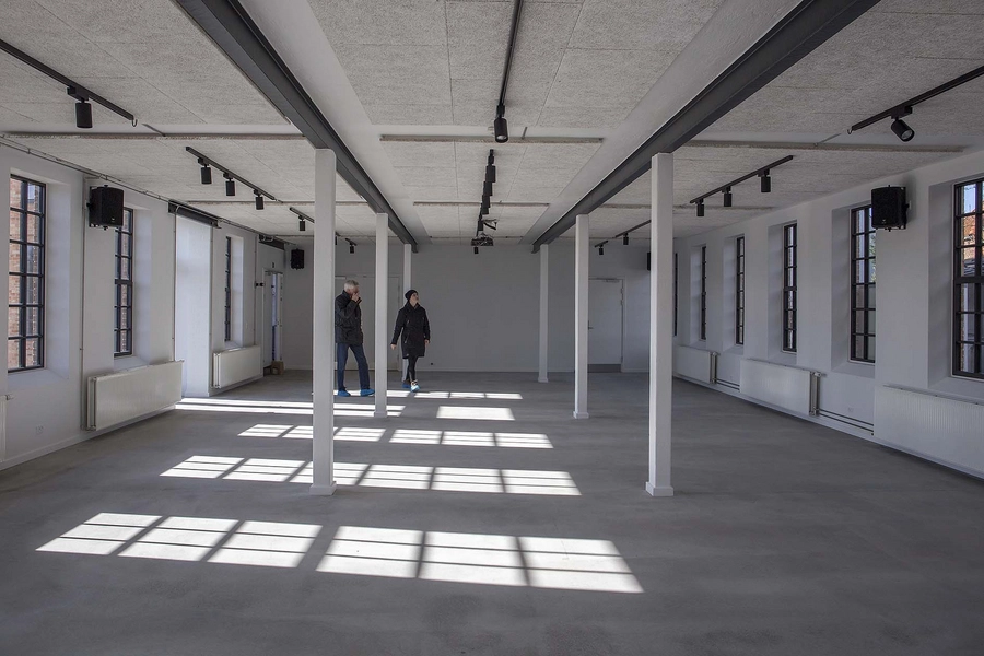 Bonevoksfabrikken Udstillingsrum i stueetagen