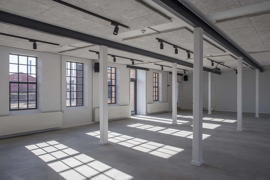 Bonevoksfabrikken Udstillingsrum i stueetagen