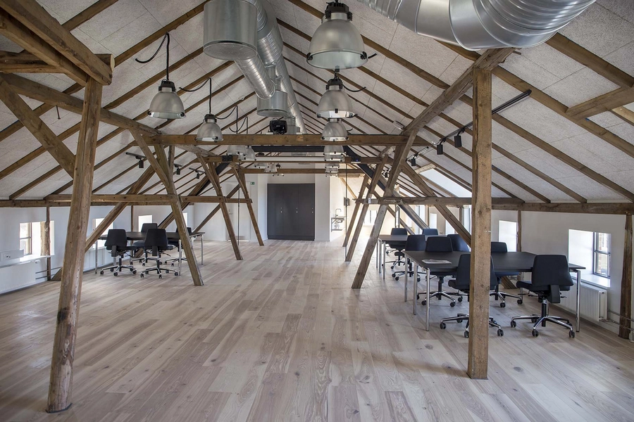 Bonevoksfabrikken Tegnesale på 1. etage