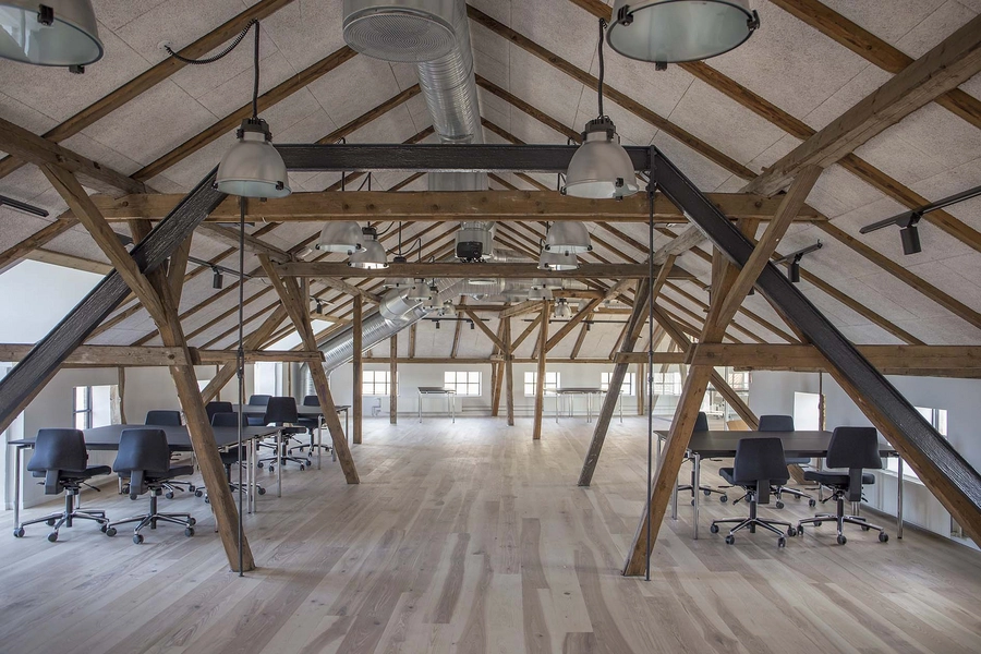 Bonevoksfabrikken Tegnesale på 1. etage