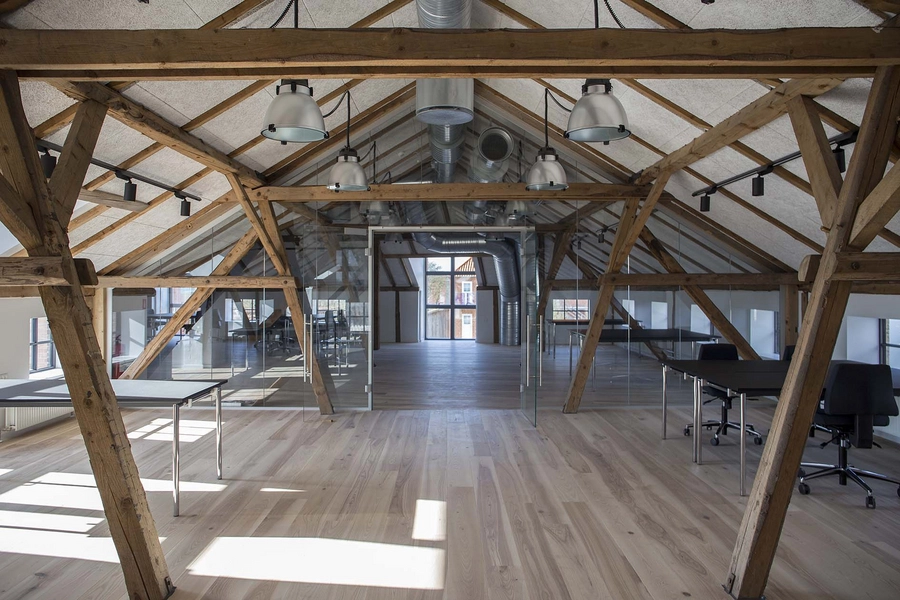 Bonevoksfabrikken Tegnesale på 1. etage