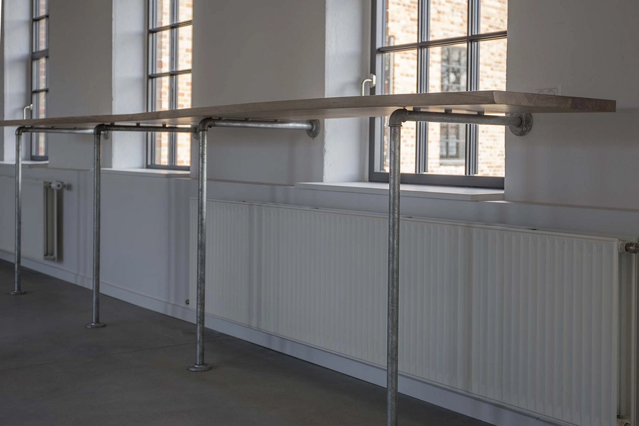 Bonevoksfabrikken Inventar af rør