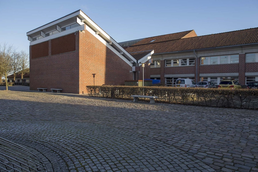 Tønder Rådhus Nordfacade, parkering