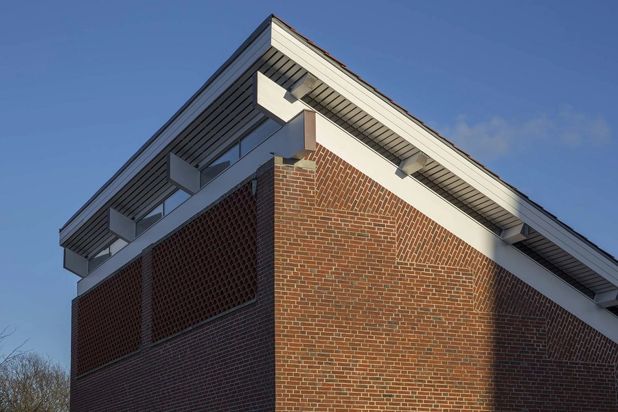 Tønder Rådhus Detalje, bæring og lysindfald, rådhussal