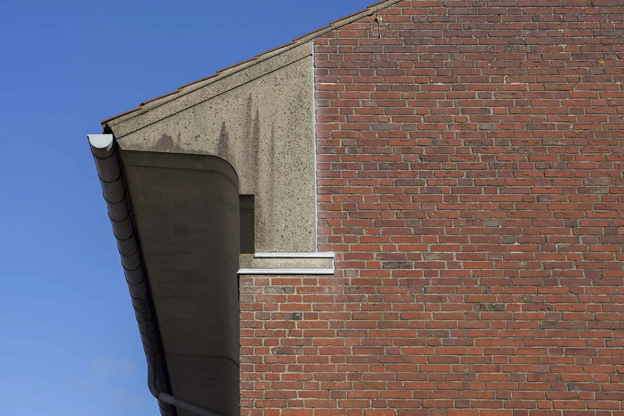 Tønder Rådhus Detalje, gesims, gammel del af bygningen