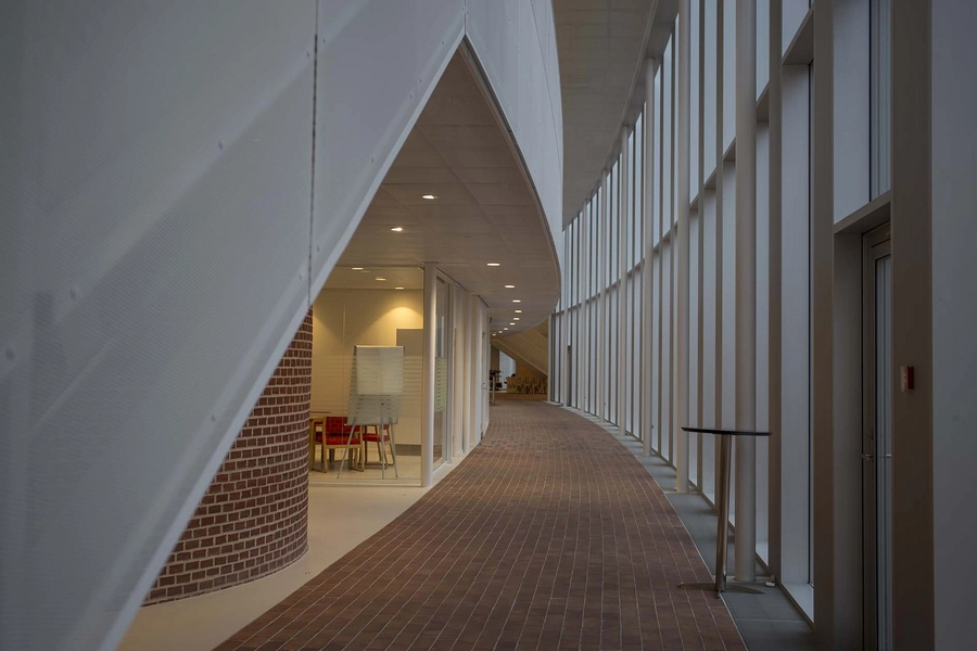 Tønder Rådhus Gangforløb i den nye tilbygning