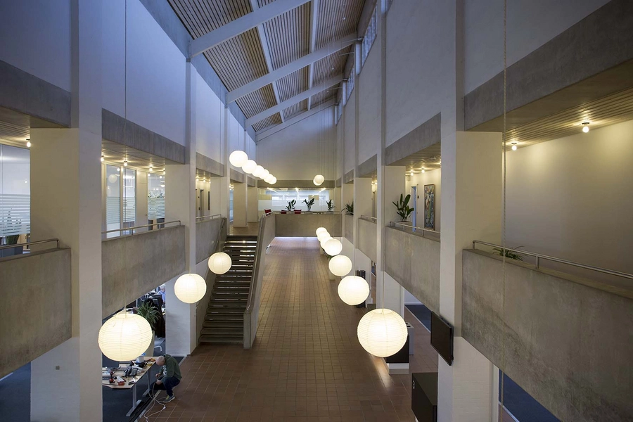 Tønder Rådhus Vandrehal i den gamle del af huset