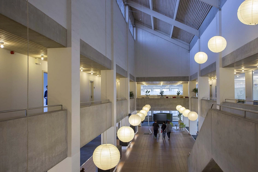 Tønder Rådhus Vandrehal i den gamle del af huset