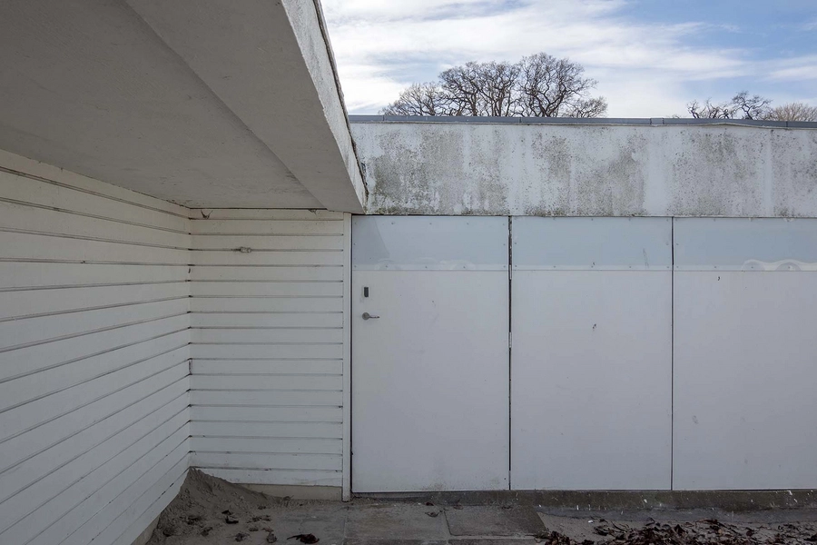 Ny Bellevue Strandbad Detaljering, restaurerede omklædningskabiner