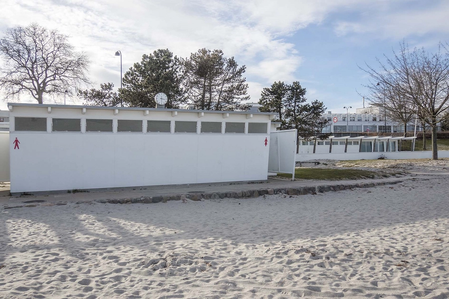 Ny Bellevue Strandbad Toilet og klubhus