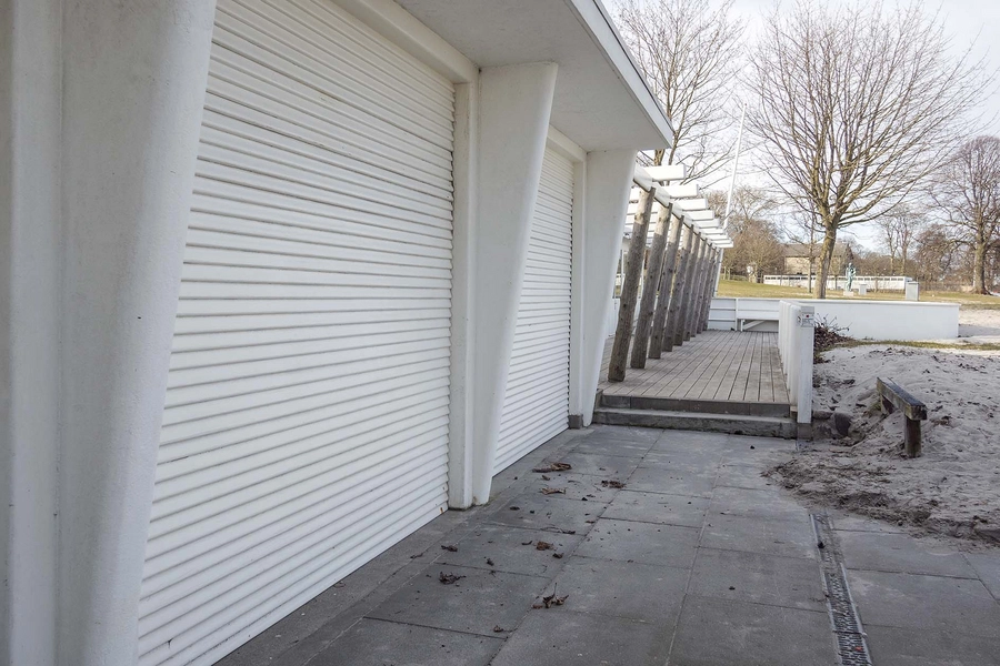 Ny Bellevue Strandbad Klubhus, materialitet