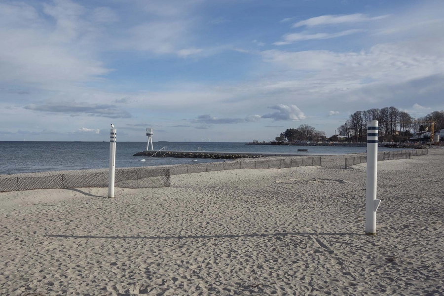 Ny Bellevue Strandbad Pæle til Beach Volley-net