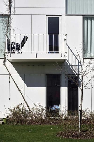 Linkøpingvej boligbebyggelse Altan på facade