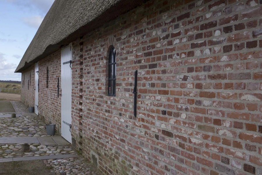 Guldhorn- og Kulturcenter Slotfelt Lade Materialitet, facade