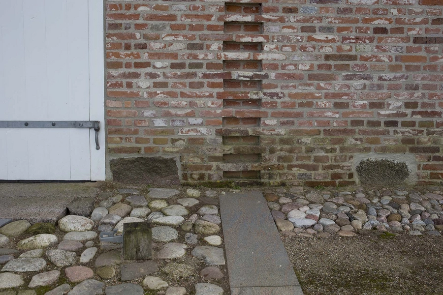 Guldhorn- og Kulturcenter Slotfelt Lade Detalje, facade