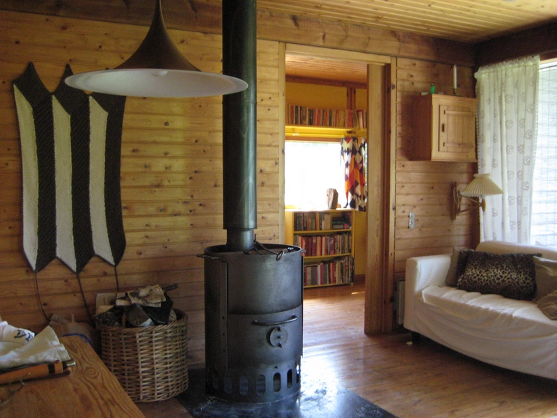 Sommerhus på Lolland Sommerhus på Lplland stue og arbejdsværelse