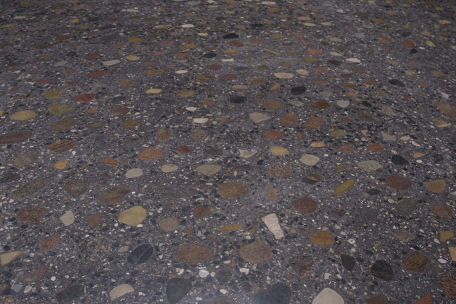 Guldhorn- og Kulturcenter Slotfelt Lade Gulv, terrazzo