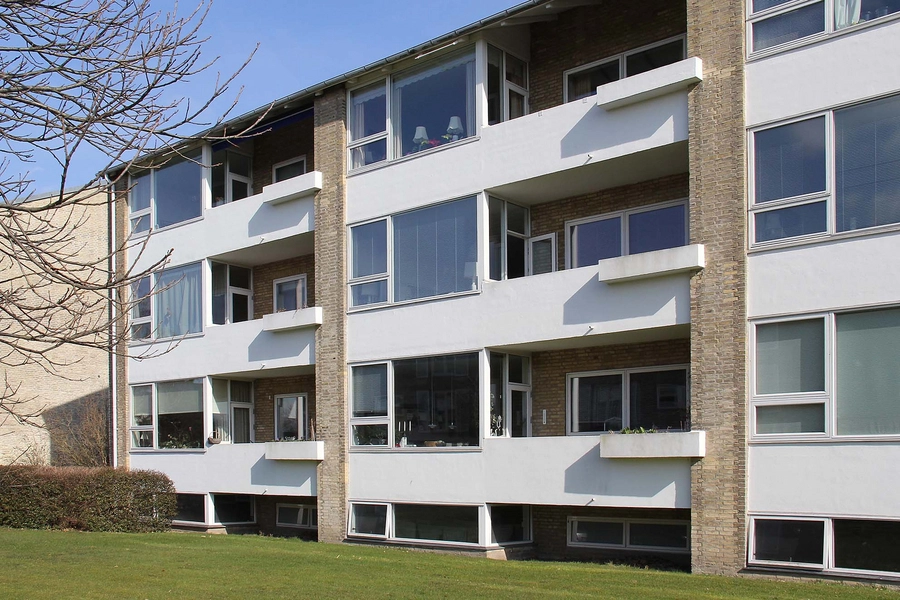 Ibstrupparken II og III Vestfacader