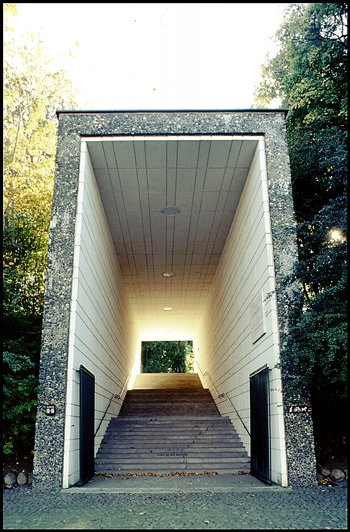 Mindelunden i Ryvangen Indgangstrappen