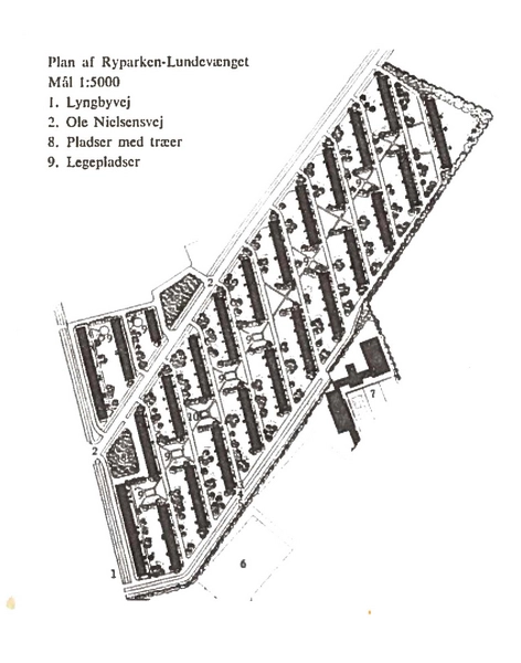 Ryparken - Lundevænget Situationsplan