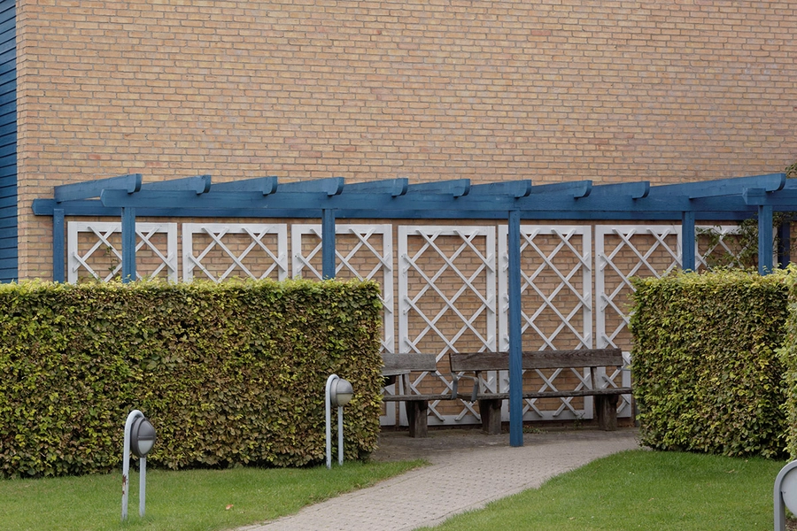 Sophielund Blåmalet træværk