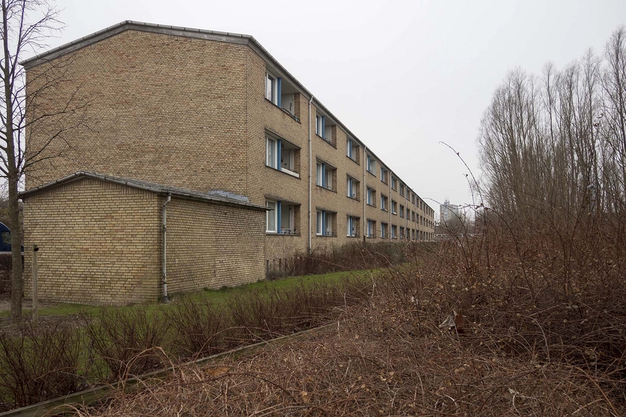 Tingbjerg Gennemgående materialitet, gul tegl